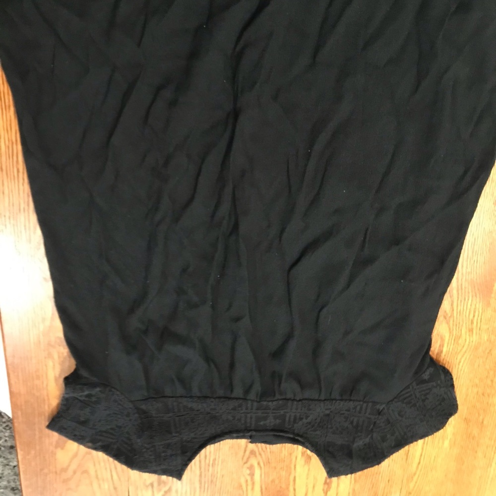 Black maternity dress